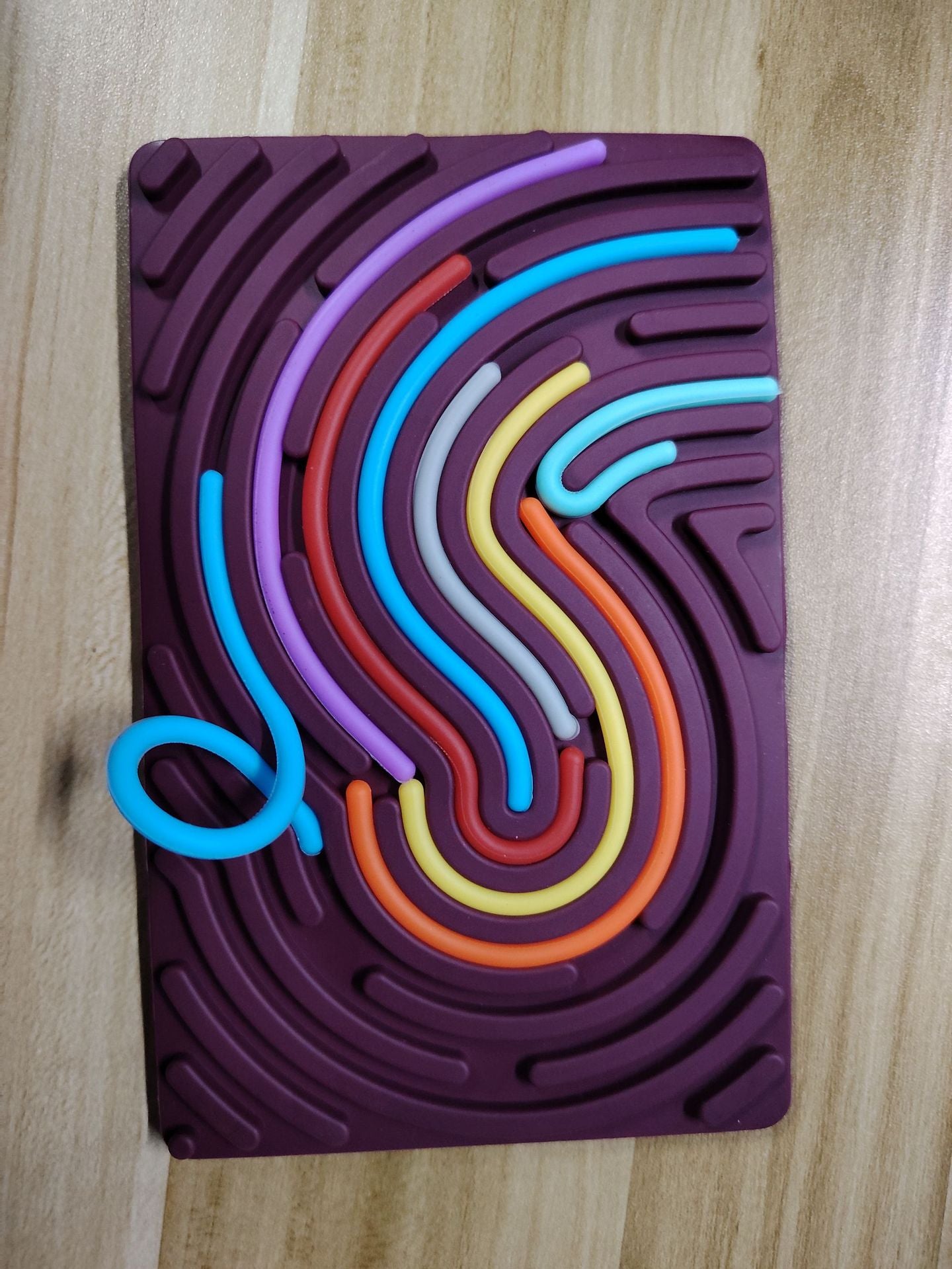 Silicone Rainbow Sensory Activity Board for Children's Intellectual Development and Stress Relief 🇨🇳