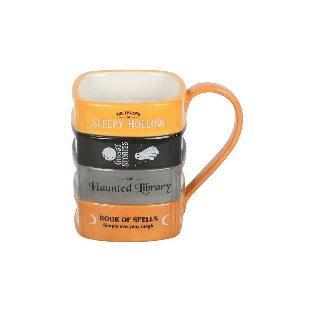 The Haunted Library Book Stack Mug 🇬🇧