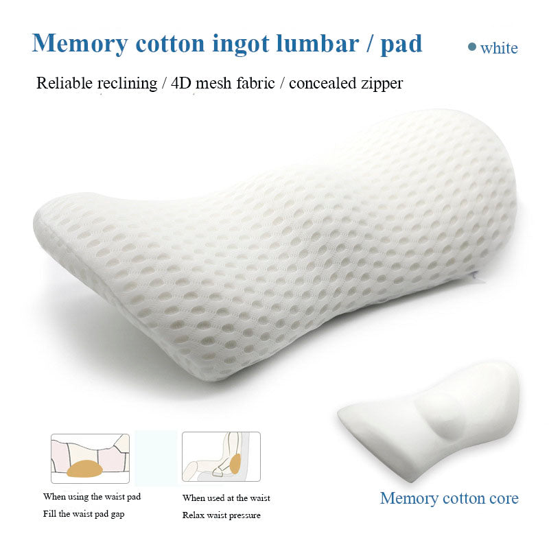 Lumbar Support Pillow For Side Sleepers Pregnancy Relieve Hip Coccyx Sciatica Pain Machine Chair Back Cushion Waist Car Seat 🇨🇳