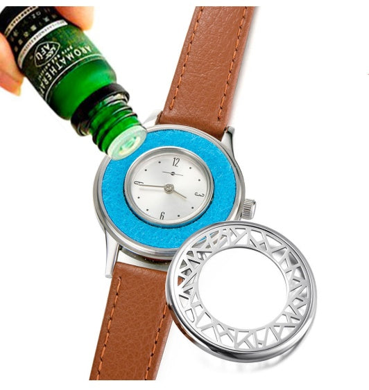 Stainless steel aromatherapy watch 🇨🇳