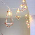Wrought iron water diamond hour light string 🇨🇳