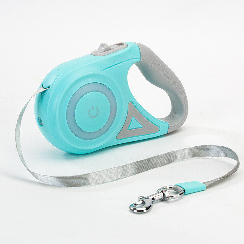 Dog Leash Retractable Leash And Dog Collar Spotlight Automatic Pet Dog Cat Traction Rope For Small Medium Dogs Pet Product 🇨🇳