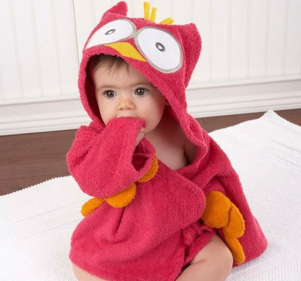 Cartoon Cute Animal Modeling Baby Bath Towels Baby Bathrobes Cotton Children's Bathrobes Baby Hooded 🇨🇳