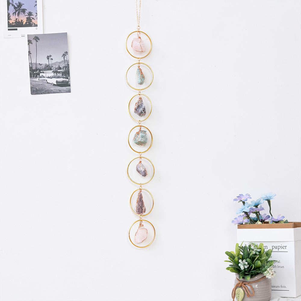 Crystal Raw Stone Wind Chime Pendant 🇨🇳
