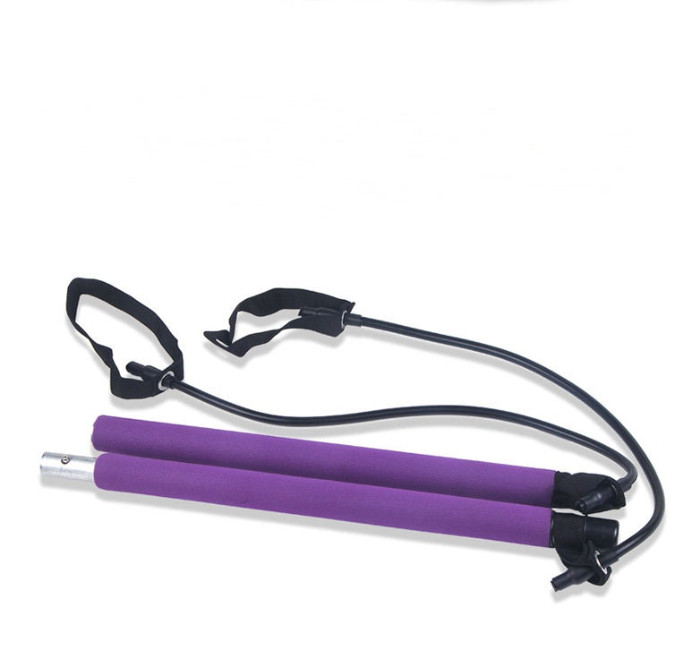 Yoga Crossfit Resistance Bands Exerciser Pull Rope Portable Gym Workout Pilates Bar Trainer Elastic Bands 🇨🇳 j