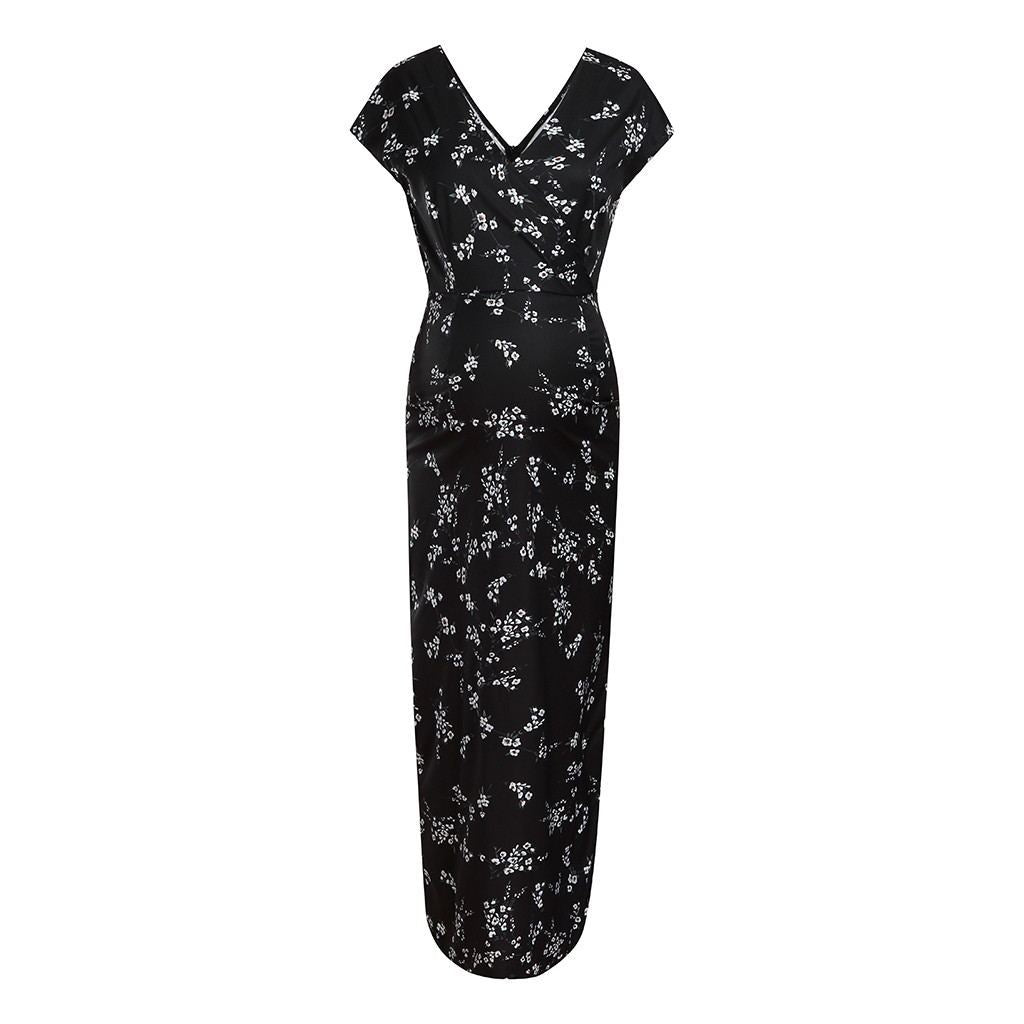 Printed Slim Thin Floral Chiffon Dress 🇨🇳