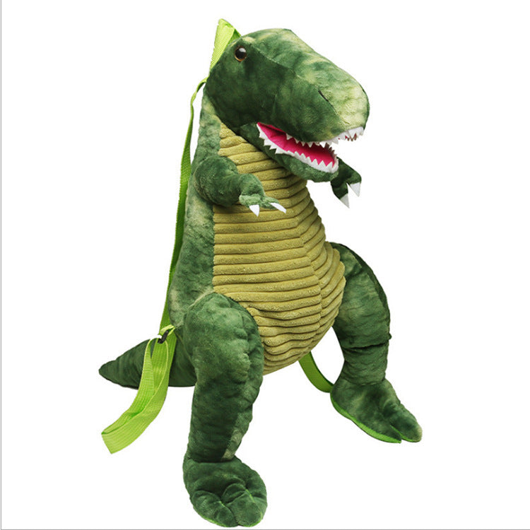 Creative 3D Dinosaur Backpack for Children Cartoon Animal Plush Dinosaurs Bag Cute Funny Parent-child Bags for Girl Boys 🇨🇳
