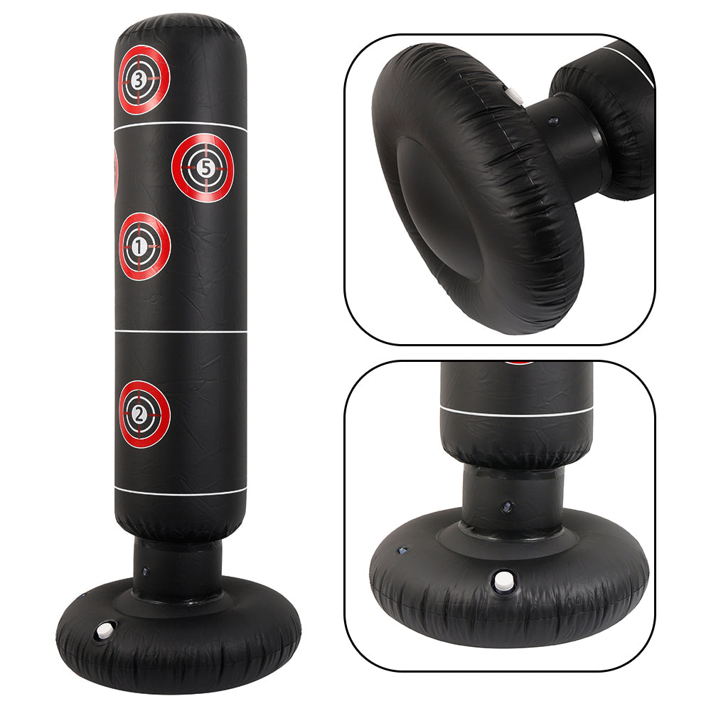 Pvc Thick Tumbler Inflatable Fitness Boxing Column 1.6 Meters High 🇨🇳