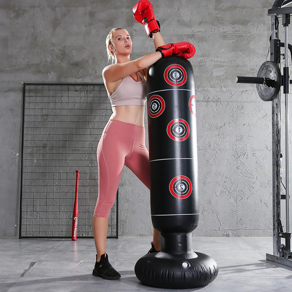 Pvc Thick Tumbler Inflatable Fitness Boxing Column 1.6 Meters High 🇨🇳