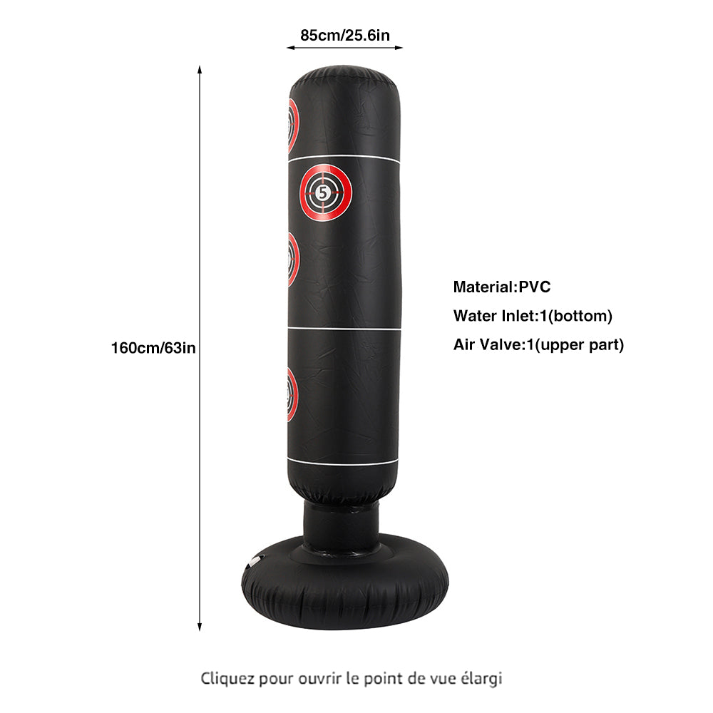 Pvc Thick Tumbler Inflatable Fitness Boxing Column 1.6 Meters High 🇨🇳