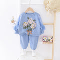 Spring And Autumn Girls' Clothing Baby Embroidered Lace Two Piece Set 🇨🇳