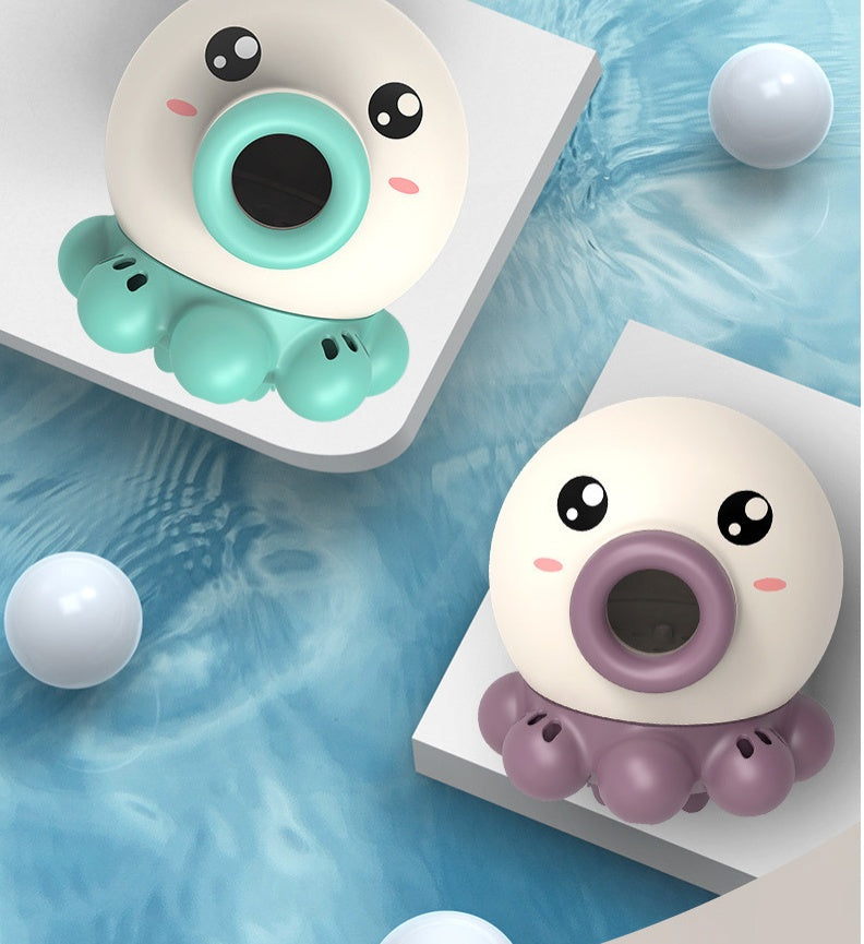 Octopus Fountain Bath Toy Water Jet Rotating Shower Bathroom Toy Summer Water Toys Sprinkler Beach Toys Kids Water Toys 🇨🇳