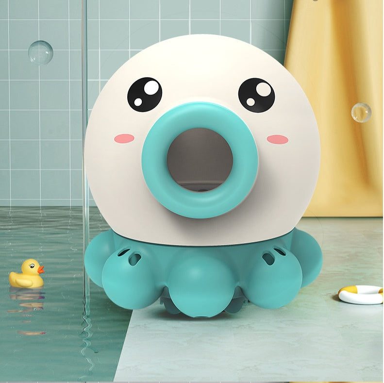 Octopus Fountain Bath Toy Water Jet Rotating Shower Bathroom Toy Summer Water Toys Sprinkler Beach Toys Kids Water Toys 🇨🇳