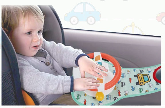 Baby Kids Electric Simulation Steering Wheel Toy Driving Interactive Musical Educational Toy 🇨🇳