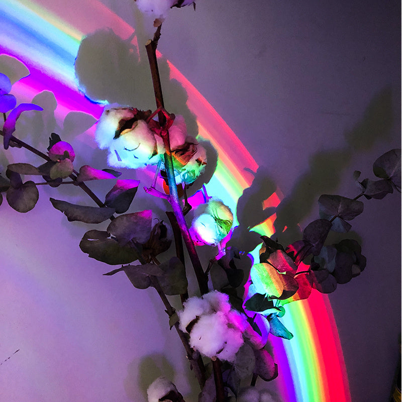 LED Colorful Rainbow Night Light Sky Projection Lamp 🇨🇳