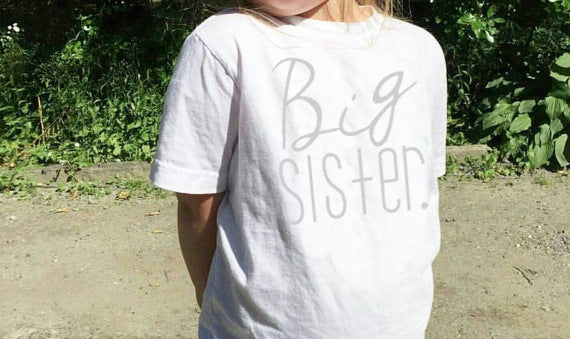 Sisters And Brothers English Printed Kids Short Sleeve 🇨🇳