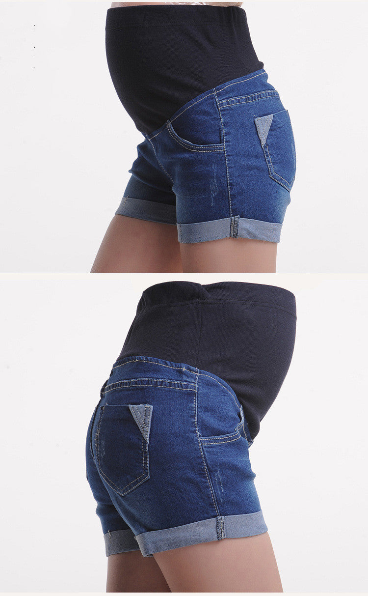 Maternity Denim Shorts 🇨🇳