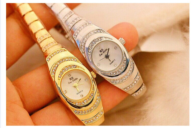 Ladies Gold Watch Diamond Wristwatch Female Fashion Bracelet Watches Women Full Diamond Watch 🇨🇳