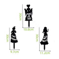 Halloween Witch Inserts Garden Metal Holiday Decorations Ornaments 🇨🇳