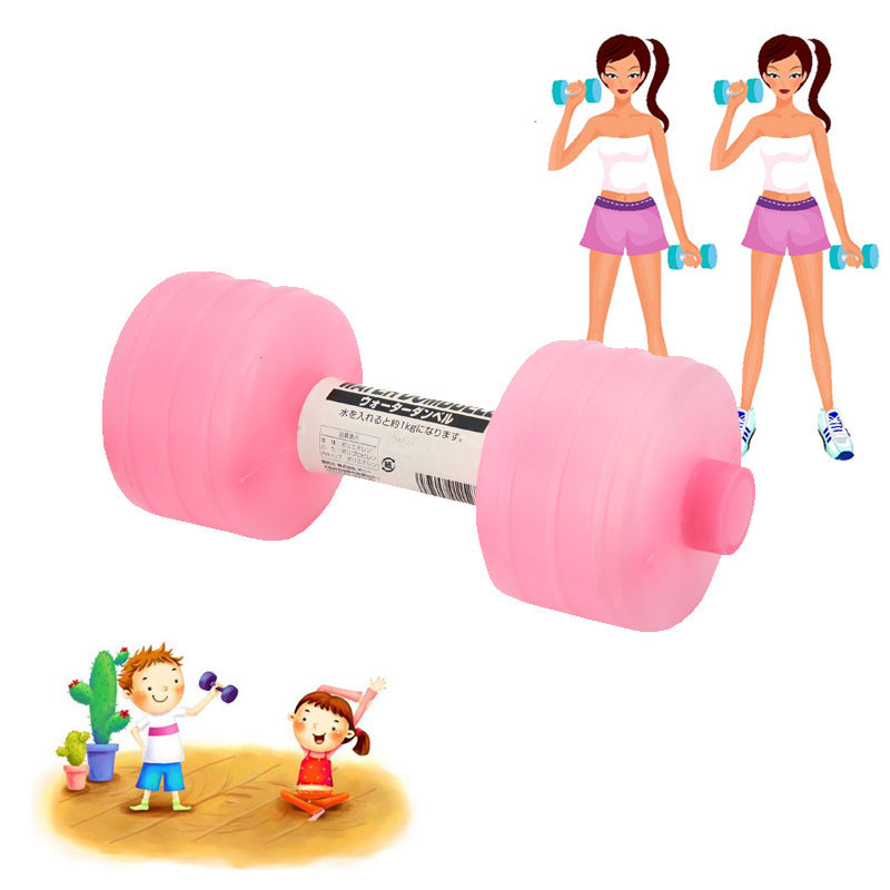 Body Building Water Dumbbell Weight Dumbbells Slimming Fitness Gym Equipment Yoga for Training Sport Plastic Bottle Exercise 🇨🇳
