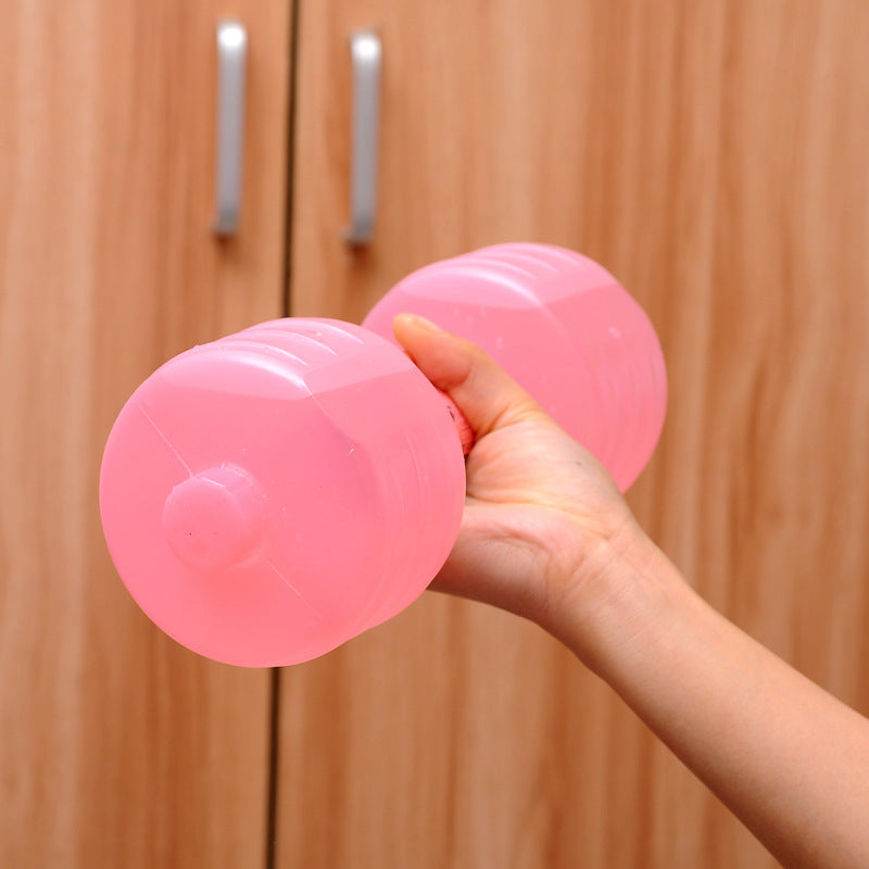 Body Building Water Dumbbell Weight Dumbbells Slimming Fitness Gym Equipment Yoga for Training Sport Plastic Bottle Exercise 🇨🇳