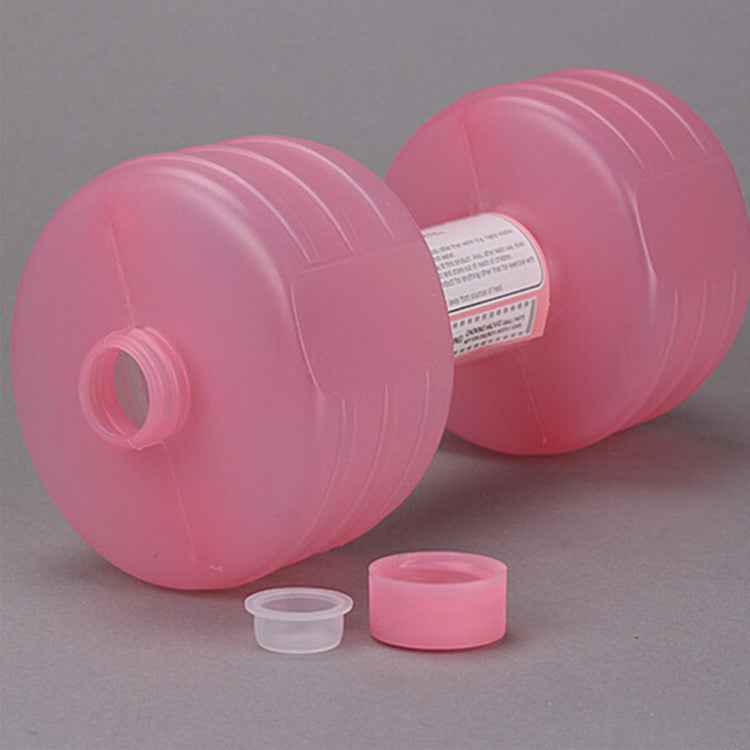 Body Building Water Dumbbell Weight Dumbbells Slimming Fitness Gym Equipment Yoga for Training Sport Plastic Bottle Exercise 🇨🇳