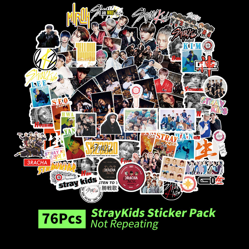 Stray Kids Twice Got7 Seventeen Txt Stickers Star Stickers 🇨🇳