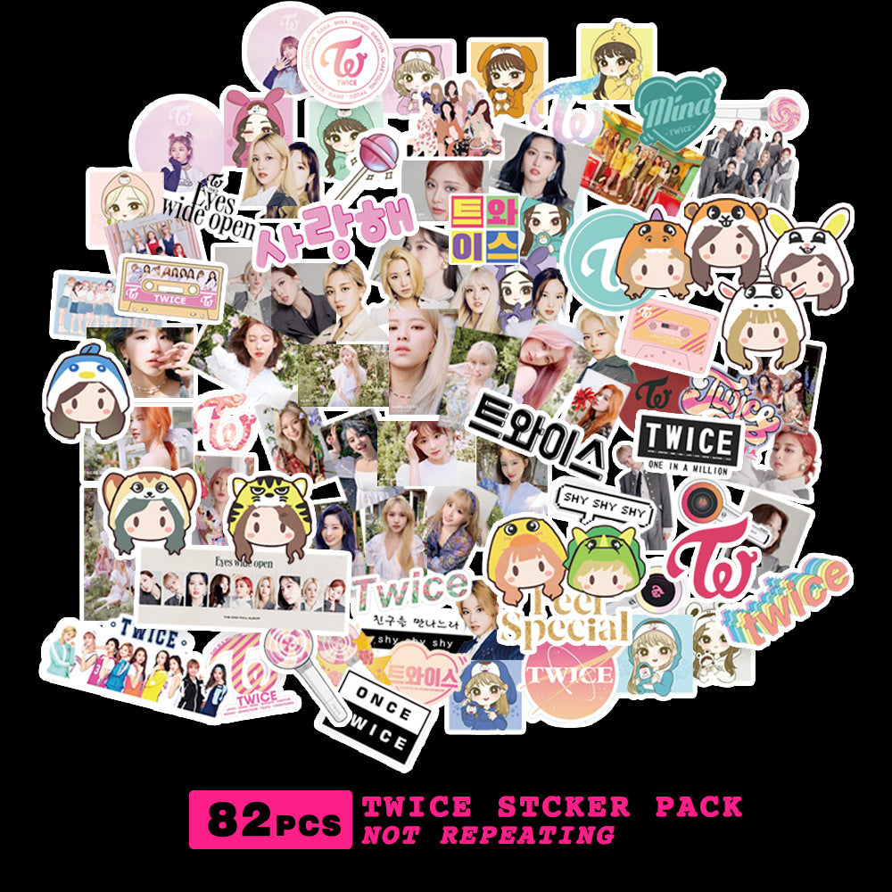 Stray Kids Twice Got7 Seventeen Txt Stickers Star Stickers 🇨🇳