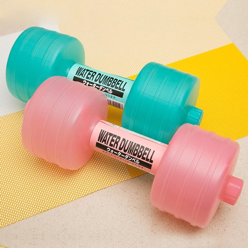 Body Building Water Dumbbell Weight Dumbbells Slimming Fitness Gym Equipment Yoga for Training Sport Plastic Bottle Exercise 🇨🇳