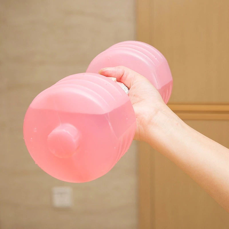 Body Building Water Dumbbell Weight Dumbbells Slimming Fitness Gym Equipment Yoga for Training Sport Plastic Bottle Exercise 🇨🇳