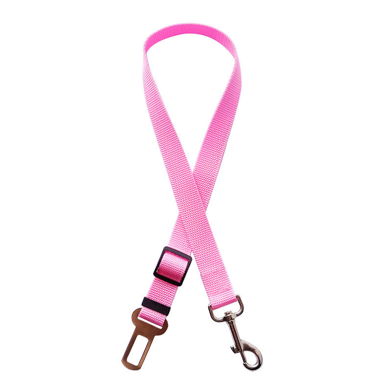 Adjustable Pet Cat Dog Car Seat Belt Pet Seat Vehicle Dog Harness Lead Clip Safety Lever Traction Dog Collars Dogs Accessoires Pets Products 🇨🇳