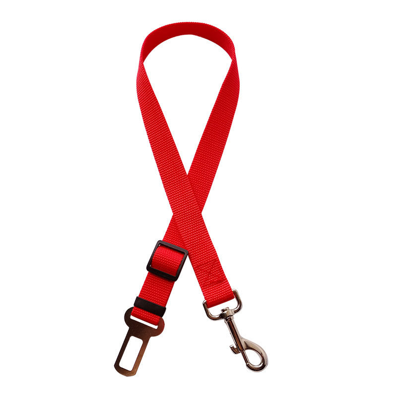 Adjustable Pet Cat Dog Car Seat Belt Pet Seat Vehicle Dog Harness Lead Clip Safety Lever Traction Dog Collars Dogs Accessoires Pets Products 🇨🇳