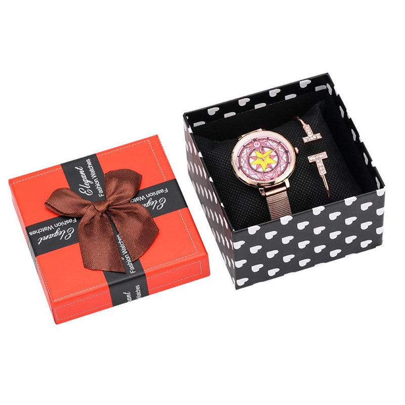 A Variety Of Ladies Quartz Watches Fashion Simple Bracelet Set 🇨🇳