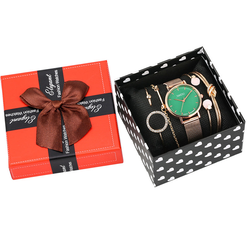 A Variety Of Ladies Quartz Watches Fashion Simple Bracelet Set 🇨🇳