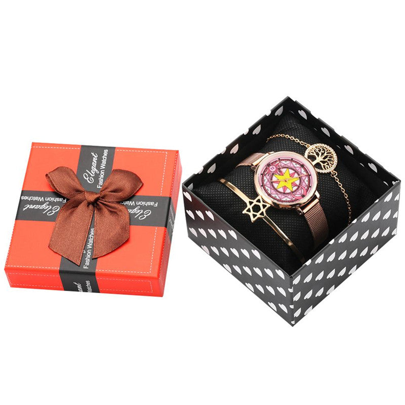A Variety Of Ladies Quartz Watches Fashion Simple Bracelet Set 🇨🇳