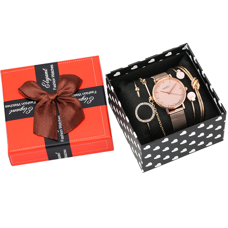 A Variety Of Ladies Quartz Watches Fashion Simple Bracelet Set 🇨🇳