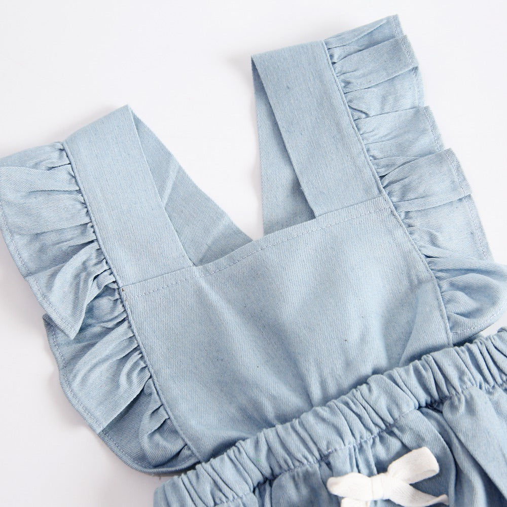 Ins Denim Baby One-piece Bodysuits Baby Romper Spring 🇨🇳