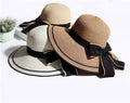 Sun Hat Big Black Bow Summer Hats For Women 🇨🇳