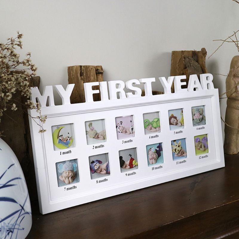 My First Year Baby 12 Month Photo Frame Baby Accessories Newborn Gift 🇨🇳