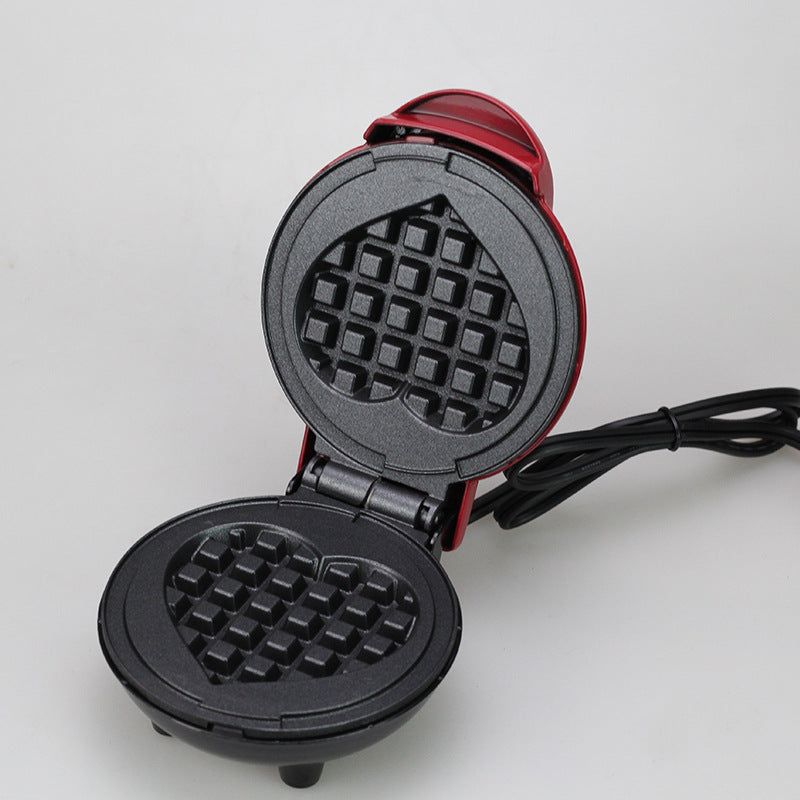 Mini Waffle Maker Waffle Home Children'S Breakfast Machine Portable Electric Baking Pan Light Food Machine 🇨🇳