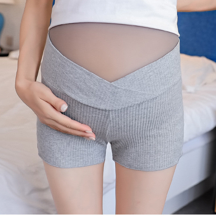 Maternity Wear,Leggings, Low-Waist Shorts, All-Match Safety Pants, Pregnant Women'S Belly Lift Pants 🇨🇳