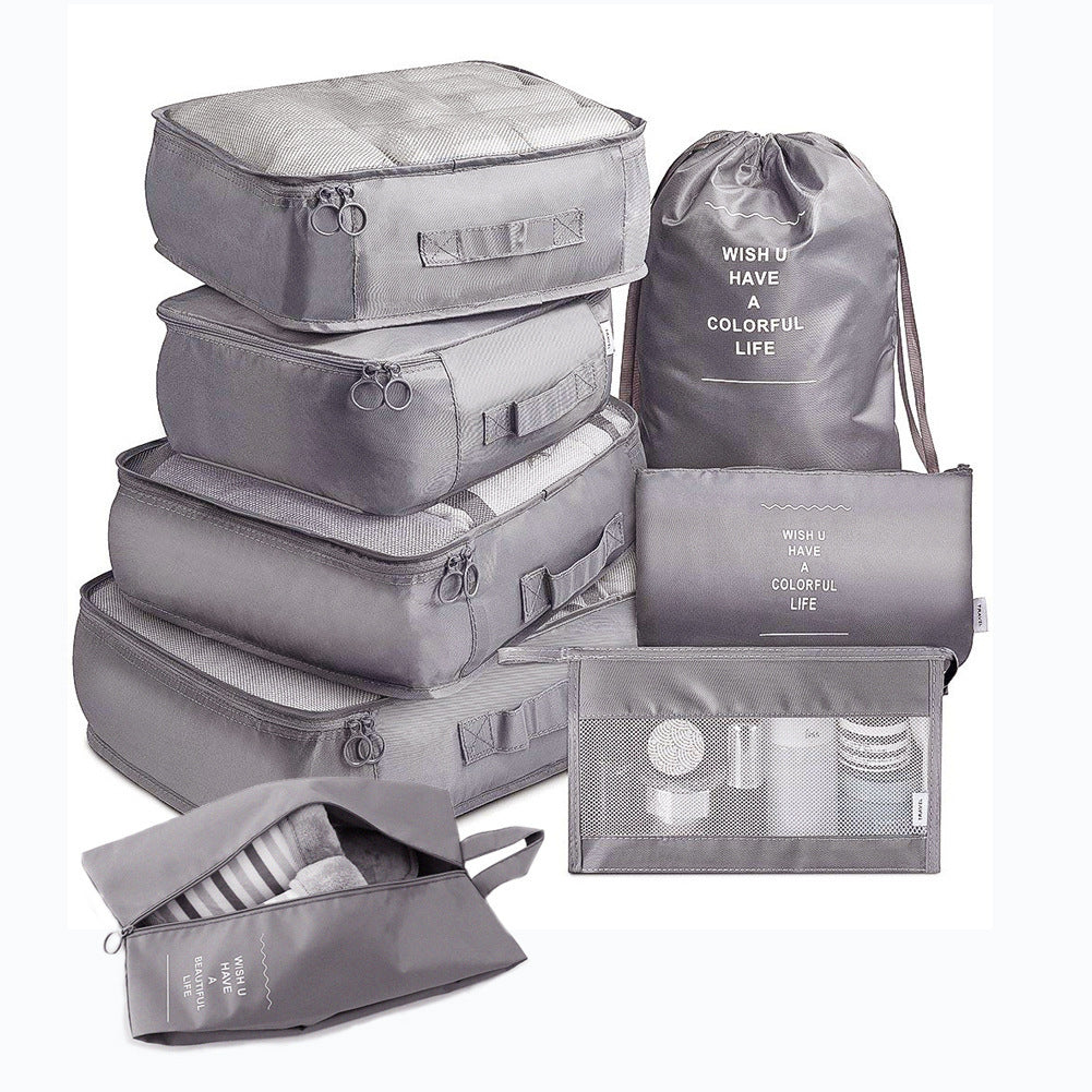 8-piece Set Luggage Divider Bag Travel Storage Clothes Underwear Shoes Organizer Packing Cube Bag 🇨🇳