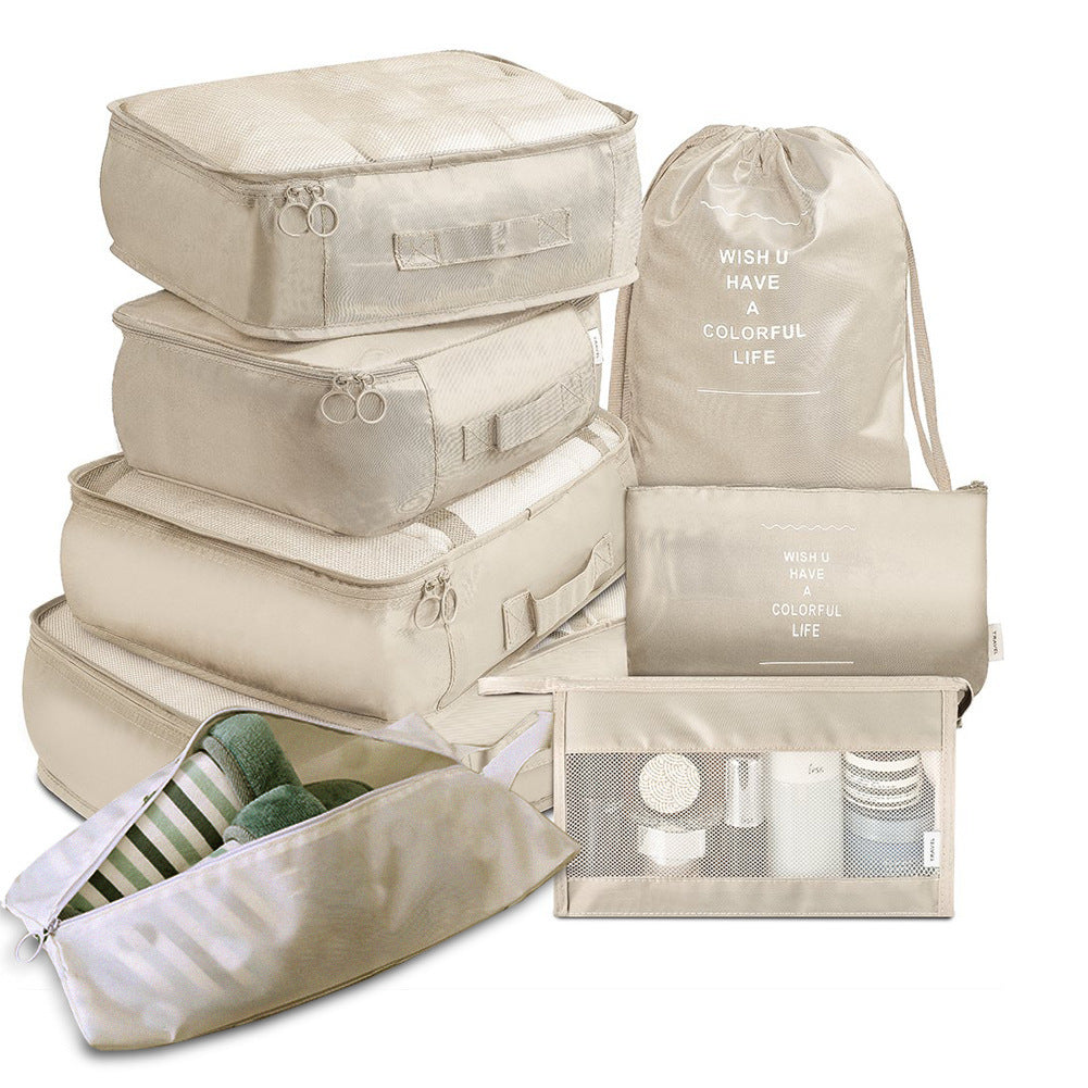 8-piece Set Luggage Divider Bag Travel Storage Clothes Underwear Shoes Organizer Packing Cube Bag 🇨🇳