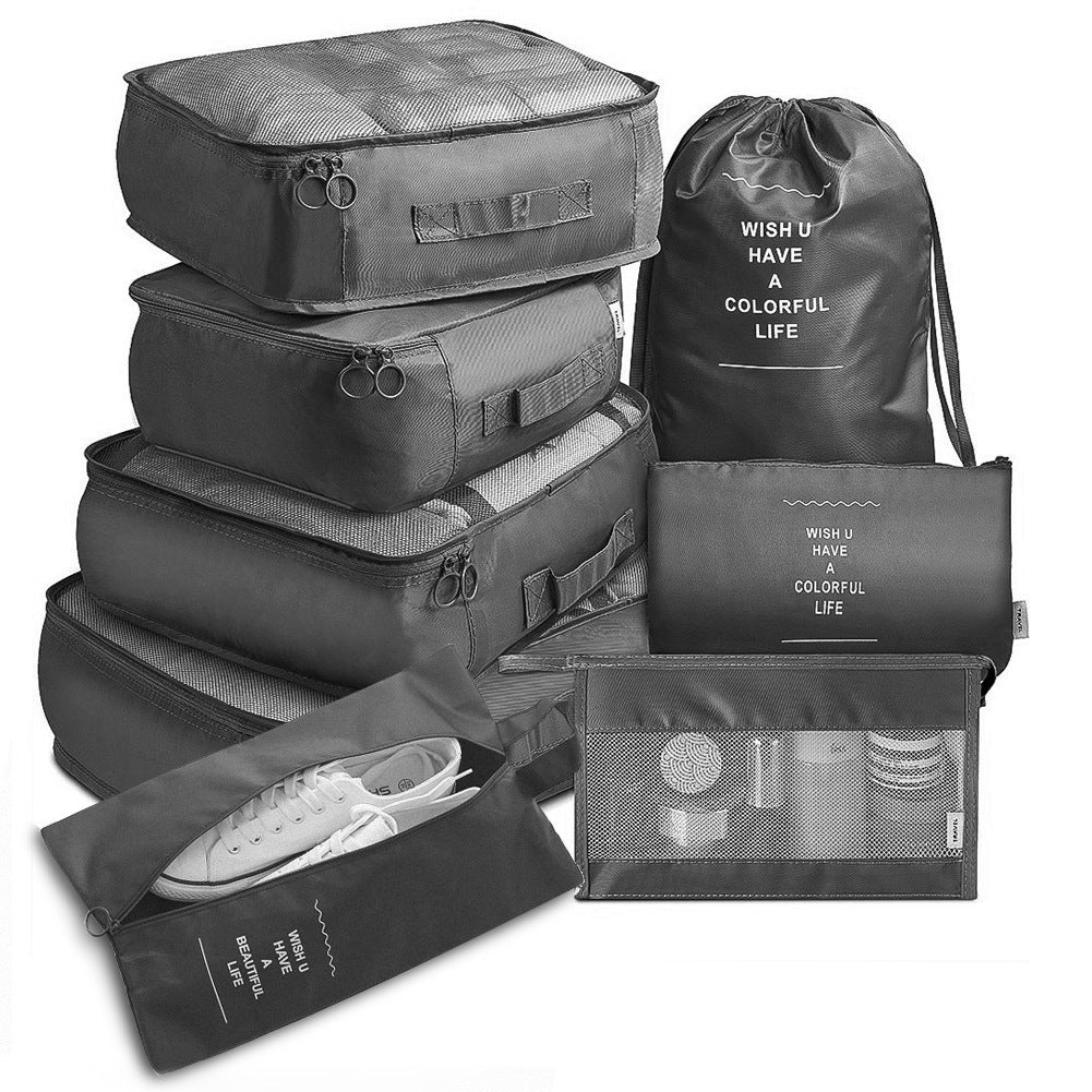 8-piece Set Luggage Divider Bag Travel Storage Clothes Underwear Shoes Organizer Packing Cube Bag 🇨🇳