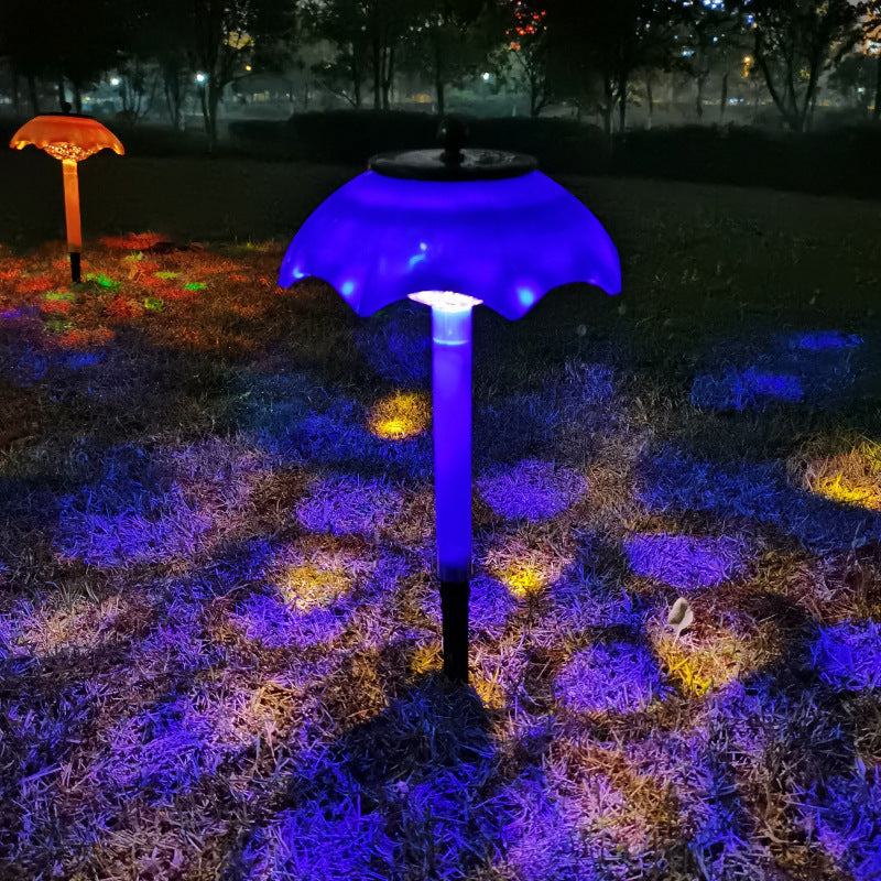 Waterproof Solar Landscape Lights LED Color Light Gradient Flashing Lawn Light 🇨🇳