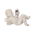 Home Decor Resin Craft With Firefly Jar Garden Statue Children Desktop Accessories Boy Girl Cute Gift Outdoor Solar Lighted Art 🇨🇳