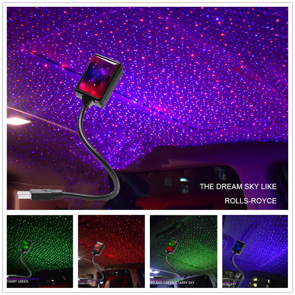 Star Light Projector Party Lights USB LED Light Interior Lighting LED Interior Car Lights Starry Sky Galaxy Night Lights 🇨🇳