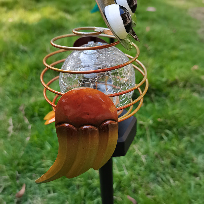 Solar Owl Lawn Lamp Outdoor Waterproof LED Garden Pathway Lighting 🇨🇳