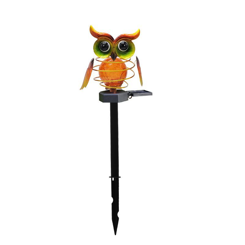 Solar Owl Lawn Lamp Outdoor Waterproof LED Garden Pathway Lighting 🇨🇳