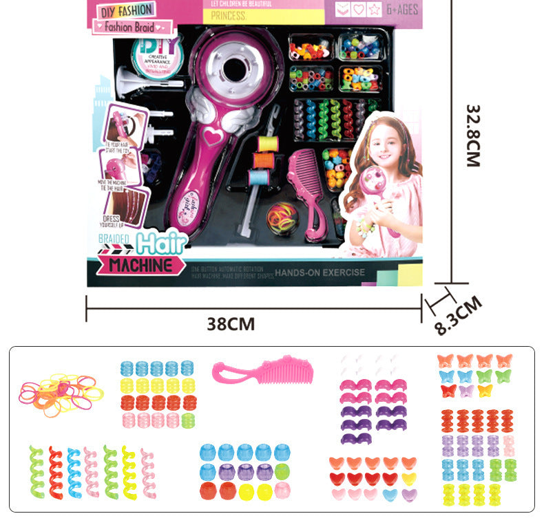 Girls Electric Automatic Hair Braiding styling Tool Kids Toy 🇨🇳